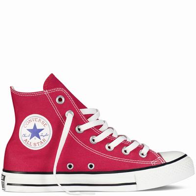 Converse Chuck Taylor All Star Classic High Tops Womens - Red Shoes (698AUBIQ)